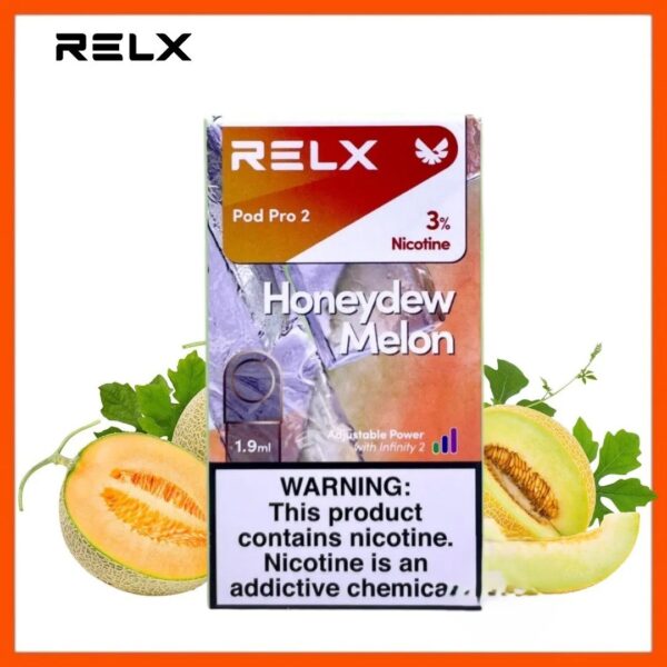 RELX-Pod-Pro-2-Pods-Honeydew-Melon RELX Pod Pro 2 Pods 1.9ml 30mg & 50mg