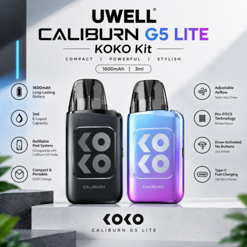 Uwell Caliburn G5 Lite KOKO Kit Uwell Caliburn G5 Lite KOKO Kit