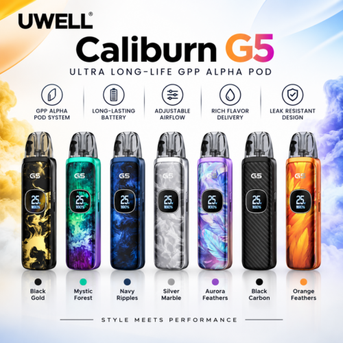 Uwell Caliburn G5 Pod Kit 3ml E-liquid 1600mAh 35W