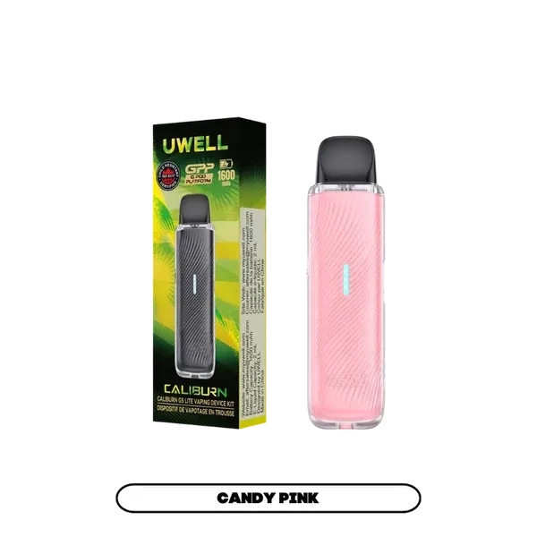 Uwell_Caliburn_G5_Lite_Pod_Kit_Candy_Pink Uwell Caliburn G5 Lite Pod Kit 35W 1600mAh 3ML