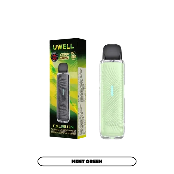 Uwell_Caliburn_G5_Lite_Pod_Kit_Mint_Green Uwell Caliburn G5 Lite Pod Kit 35W 1600mAh 3ML