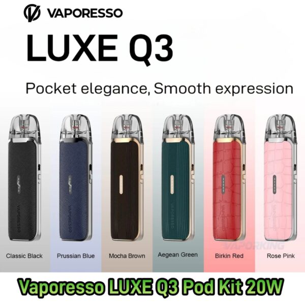 Vaporesso LUXE Q3 Pod Kit 1450mAh battery 20w