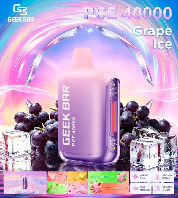 GEEK BAR PCE 40000 PUFFS 50MG DISPOSABLE VAPE