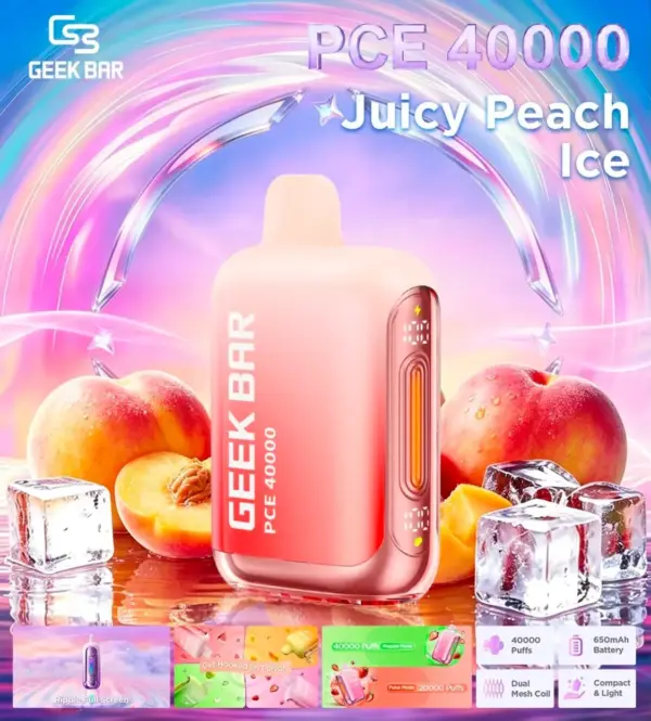 GEEK BAR PCE 40000 PUFFS 50MG DISPOSABLE VAPE