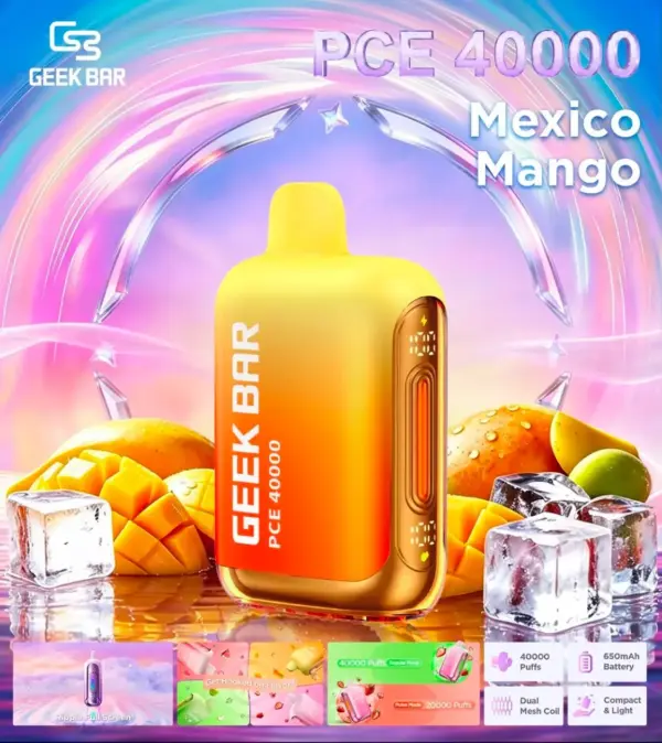 GEEK BAR PCE 40000 PUFFS 50MG DISPOSABLE VAPE