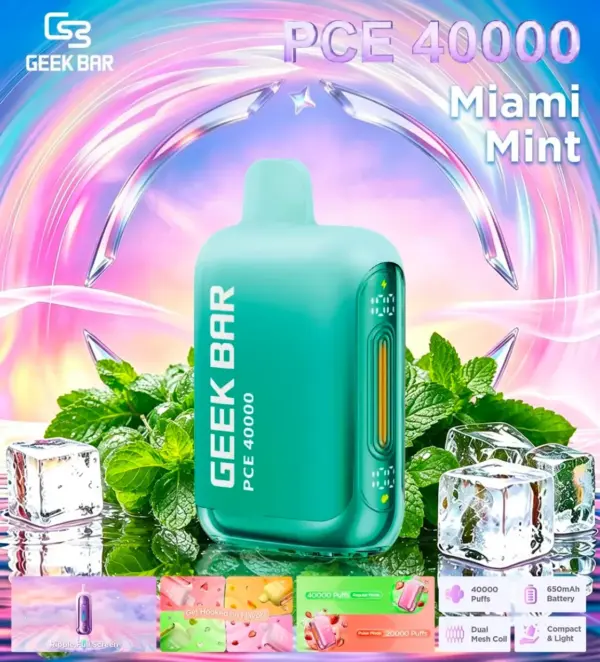 GEEK BAR PCE 40000 PUFFS 50MG DISPOSABLE VAPE