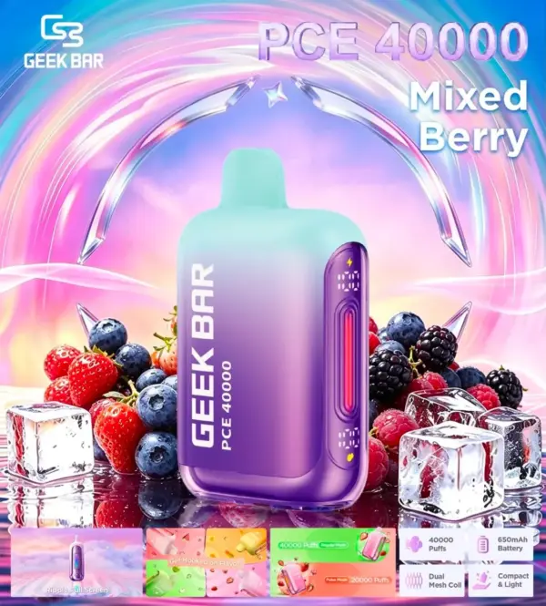 GEEK BAR PCE 40000 PUFFS 50MG DISPOSABLE VAPE