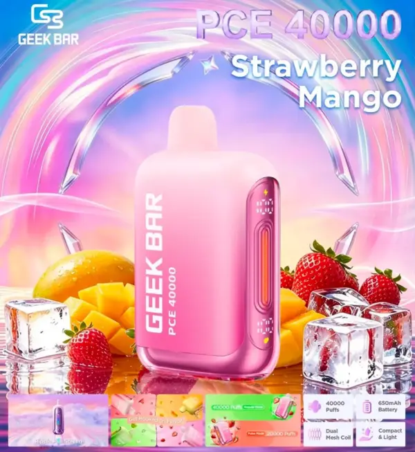 GEEK BAR PCE 40000 PUFFS 50MG DISPOSABLE VAPE