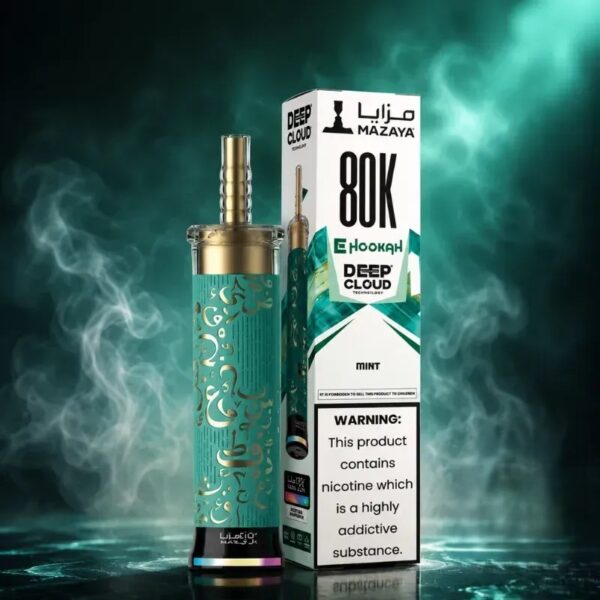 mazaya-deep-cloud-shisha-80000-puffs-disposable-vape-in-dubai-uae-mint Mazaya Deep Cloud Shisha 80000 Puffs 6MG Nicotine Disposable Vape