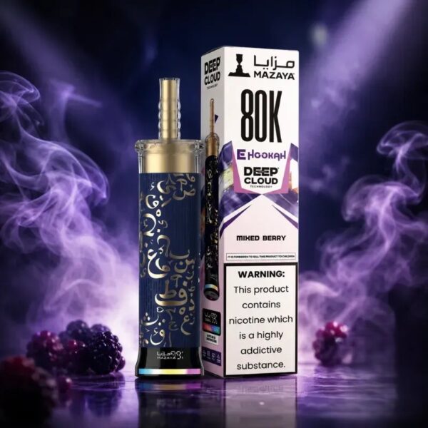 mazaya-deep-cloud-shisha-80000-puffs-disposable-vape-in-dubai-uae-mixed-berry Mazaya Deep Cloud Shisha 80000 Puffs 6MG Nicotine Disposable Vape