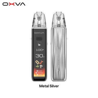 metal-silver-oxva-xlim-3ultra-best-overall-pod-system-2025_375x OXVA Xlim 3 Ultra Pod Kit 30W 3ML Top-Fill Pod Capacity